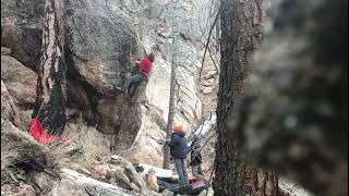 Video thumbnail of Apollo 13, V6. Poudre Canyon