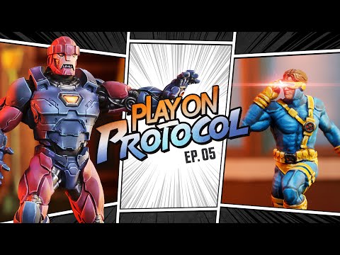 X-men Look to School Sentinels. Marvel Crisis Protocol