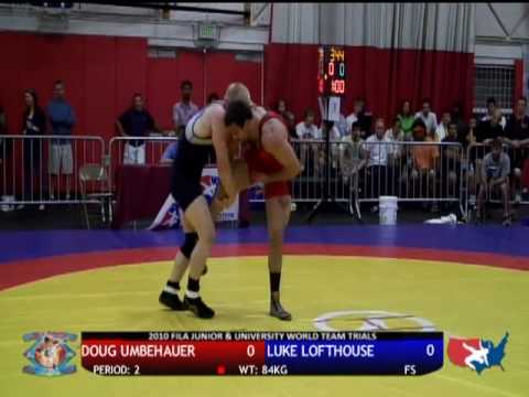 University Freestyle 84kg - Doug Umbehauer vs. Luke Lofthouse