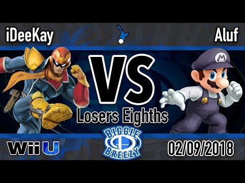 Biggie Breezy: iDeeKay (Captain Falcon) Vs. Aluf (Mario) - L. Top 8 Smash 4