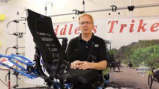 Folding an ICE Recumbent Trike! Easy folding!