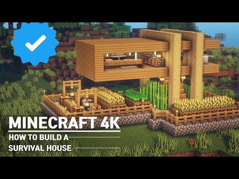 Wajid gamer - ⚒️Minecraft: How to Build Survival Wooden House 🏡 in Minecraft