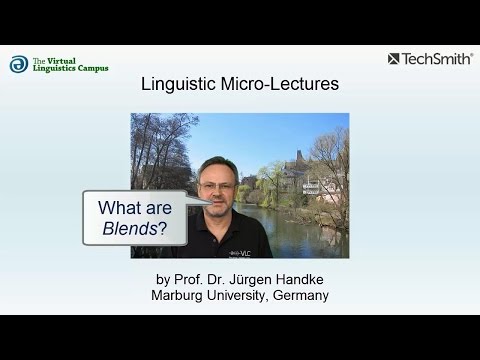 MOR_015 - Linguistic Micro-Lectures: Blends