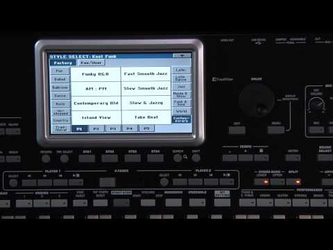 KORG Pa3X LE Video Manual - Part 3: Styles