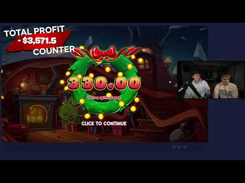 WE DID 1000 SPINS ON LE SANTA (HUGE WIN)