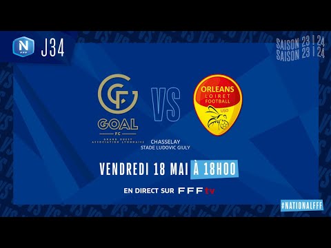 J34 | Goal FC – US Orléans (1-1), le résumé | National FFF 2023-2024