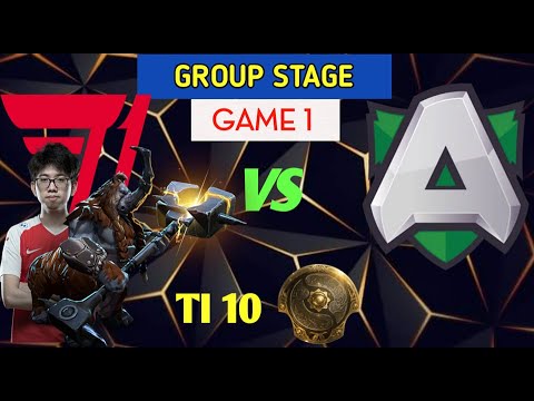 T1.Kuku Magnus 3 Man Horn Toss!!! VS Alliance | TI10 Group Stage | Game 1