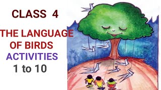 4th standard- SCERT ENGLISH UNIT 3/ THE LANGUAGE OF BIRDS/ACTIVITIES