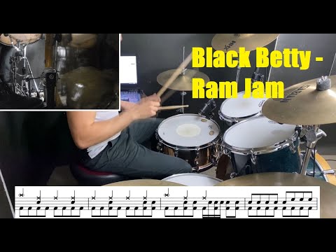 Black Betty Drum Tutorial - Ram Jam