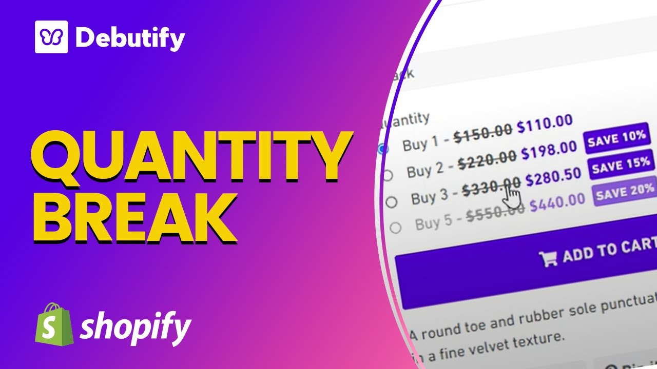 Quantity break