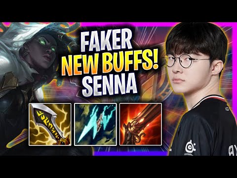FAKER TRIES SENNA WITH NEW BUFFS! - T1 Faker Plays Senna ADC vs Tristana! | Season 2025