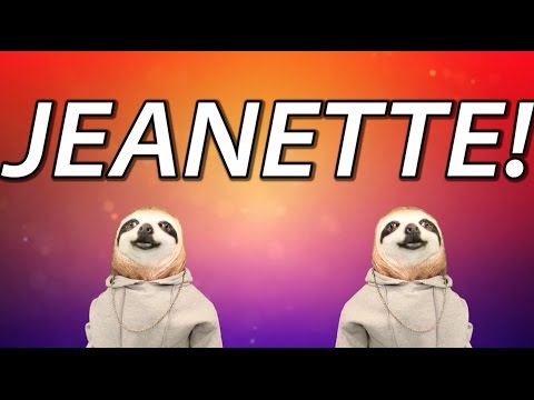 HAPPY BIRTHDAY JEANETTE! - SLOTH HAPPY BIRTHDAY RAP