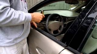 How to get car door window up when it has fallen into door panel