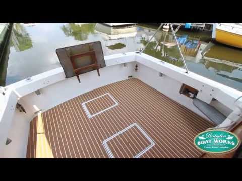 Plasdeck fabrication and installation on a 28 Cape Dory Part 3