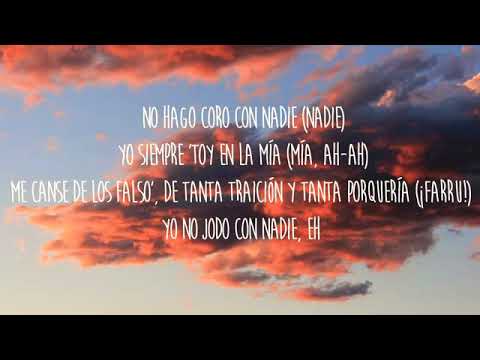 Farruko, Ghettospm ft  Nino freestyle-No hago coro (Lyrics-Letra).