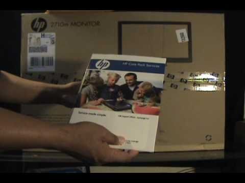 HP 2710m Monitor Unboxing