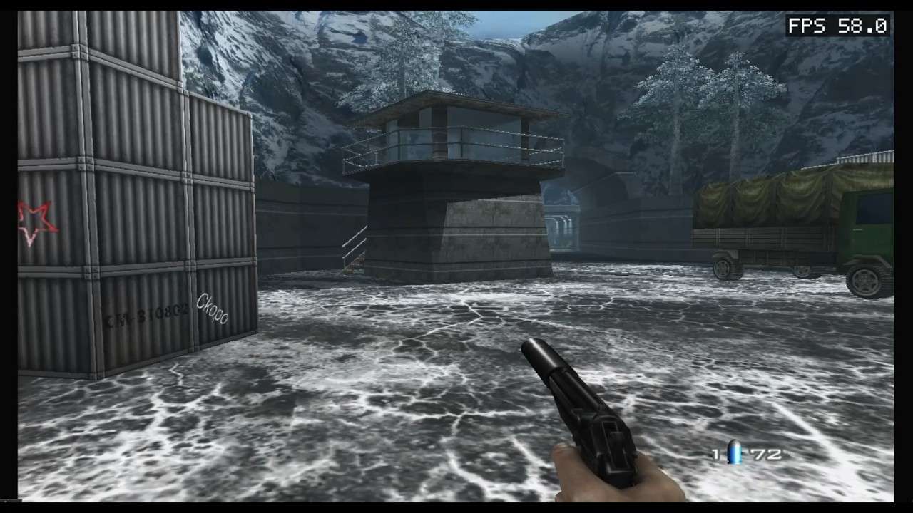 GoldenEye Metal gameplay on macOS