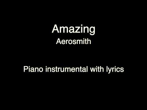 Amazing - Aerosmith (Piano KARAOKE)