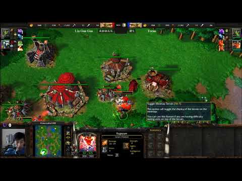 Lin Guagua (Orc) vs FoCuS (Orc) - WarCraft 3 - WC3045