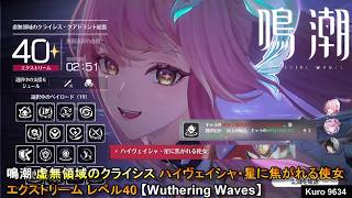 鳴潮 虚無領域のクライシス ハイヴェイシャ・星に焦がれる使女 エクストリーム レベル40【Wuthering Waves】