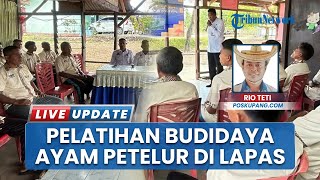 Siapkan Kemandirian Ekonomi, Lapas Ba'a Beri Pelatihan Budidaya Ayam Petelur ke Warga Binaan