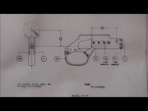 Lanchester SMG blueprint files 24-3-1944 Mk.I**