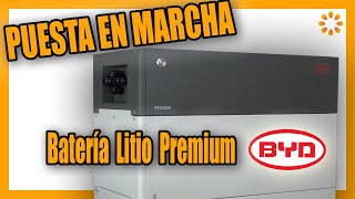 Tutorial puesta en marcha ⚡batería BYD B-Box⚡ Premium HVS (Fotovoltaica)