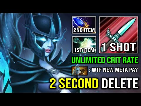 NEW 7.32 Mjollnir PA Instant 1 Shot Everything 100% Deleted PL in 2 Seconds Unlimited Crit Dota 2