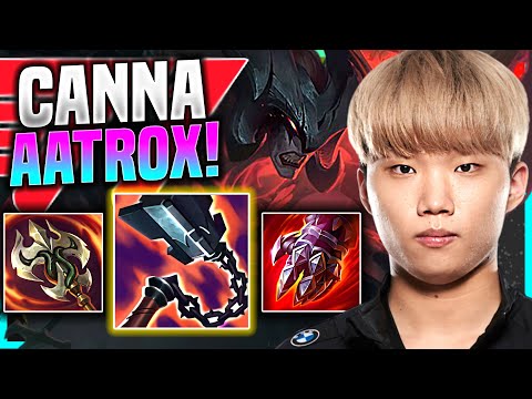 CANNA DESTROYING WITH AATROX! - T1 Canna Plays Aatrox Top vs Lucian! | Preseason 11