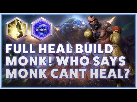 Kharazim Palm - FULL HEAL BUILD MONK! WHO SAYS MONK CANT HEAL?! - ARAM