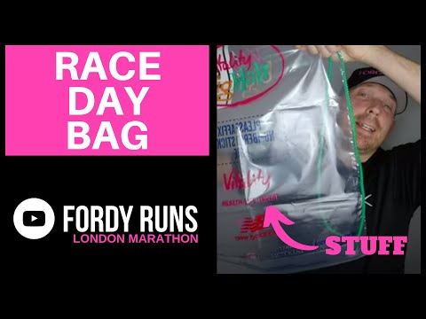 LONDON MARATHON RACE BAG ESSENTIALS - What to Pack!