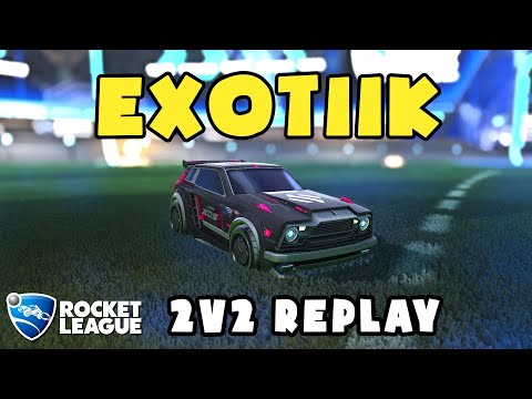 ExoTiiK Ranked 2v2 POV #176 - ExoTiiK & Caseymichu VS Kaydop & Jazii - Rocket League Replays