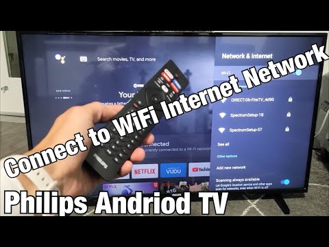 Philips Android TV: How to Connect to WiFi Internet Network