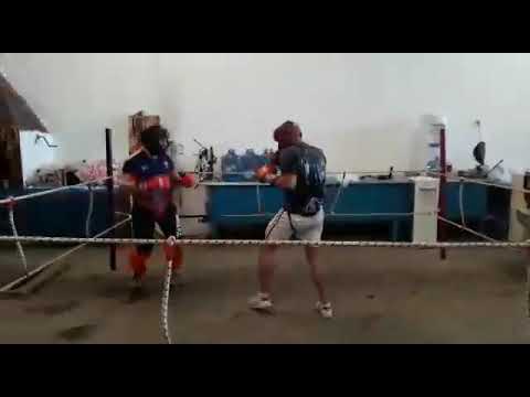 guanteo con ale Domínguez un genio