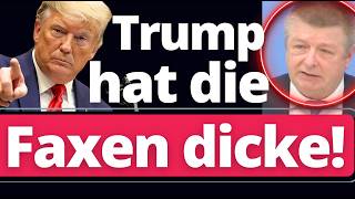 Blitzmeldung: Trump erwägt Sanktionen gegen Verfassungsschutz!!!