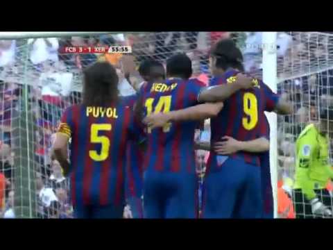 FC Barcelona 3-1 Xerez - tots els gols / highlights