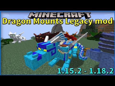 🔥ULTIMATE DRAGON PET MOD!!🔥 - Minecraft Review 1.15.2-1.18.2