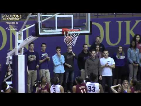 2014-15 JMU WBB Highlights vs. Elon