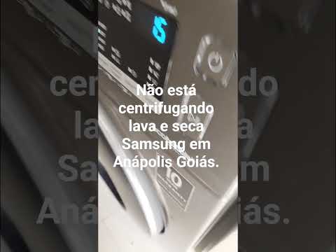 Erro 5C Samsung lava e seca Anápolis Goiás.