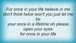Sam Brown - Once In Your Life Lyrics