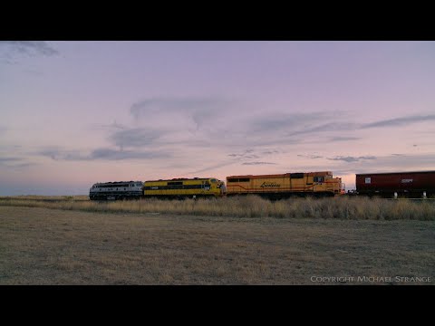 B61, GM22 & L277 On 7934V SSR Grain Departing Gheringhap - PoathTV Australian Trains & Railways
