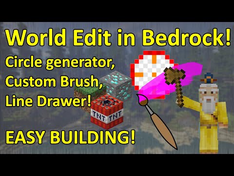 How to Get WORLD EDIT in Minecraft Bedrock using...