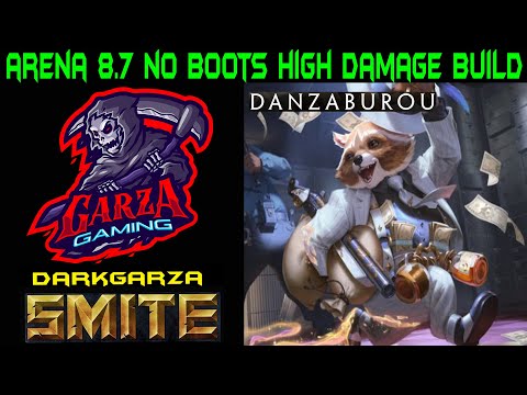 Smite Arena Danzaburou Good High Damage NO BOOTS Build | Smite Arena Season 8.7