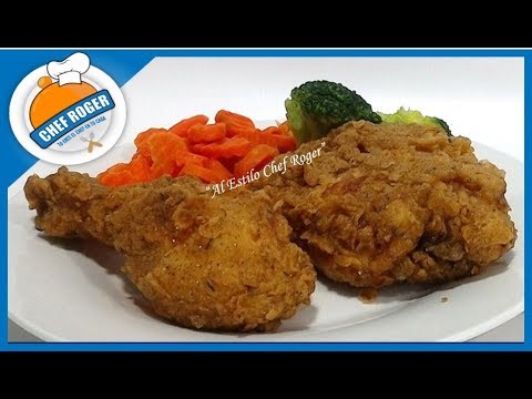 La verdadera receta secreta de pollo KFC y la receta CRUJIPOLLO, receta 465 | Chef Roger Video