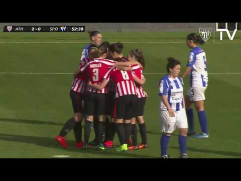 ⚽️ [Liga Femenina 15/16] J17 I Athletic Club 4 - Sporting Club 0 I LABURPENA