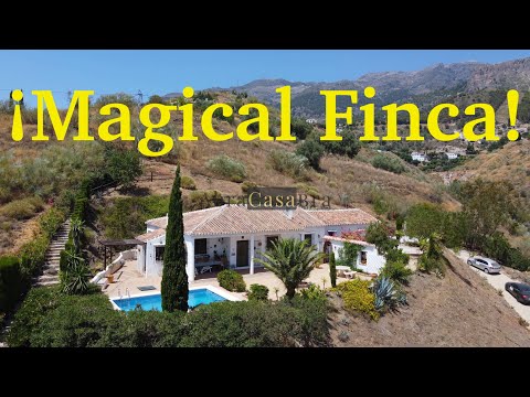 AbraCasaBra Real Estate presents: Magical Finca Luz in Canillas de Aceituno - Malaga