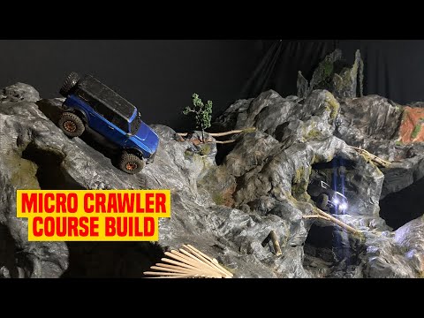 How to build a realistic indoor micro crawler course for 1/24th scale
