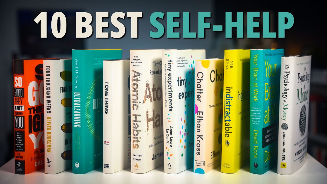 The 10 best SELF-HELP books EVERYONE should read (at least once)