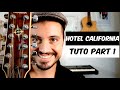 HOTEL CALIFORNIA (The Eagles) - Cover & Easy Acoustic Guitar Tutorial - Part 1/3