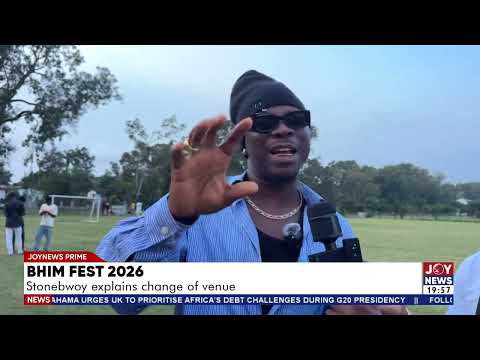 BHIM Fest 2026: Stonebwoy explains change of venue.
